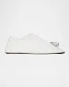 Tory Burch Patos Ornament Mesh Ballerina Flats In Clear / Silver