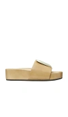 Tory Burch Patos Platform Slide Sandal In Nude