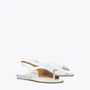 Tory Burch Patos Slingback Sandal In Bianco