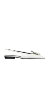 Tory Burch Patos Slingback Flat In White