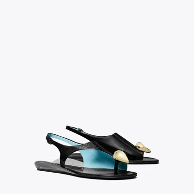 Tory Burch Patos Slingback In Nero