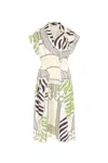 Tory Burch Printed Silk Twill Shirtdress In Multicolour