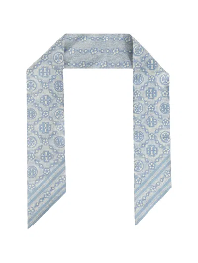 Tory Burch Pattern Silk Scarf In Multi