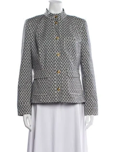 Pre-owned Tory Burch Patterned Blazer In Multicolor
