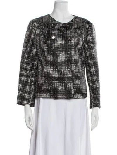 Pre-owned Tory Burch Patterned Jacket In Multi