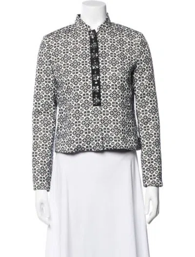 Pre-owned Tory Burch Patterned Jacket In Multi