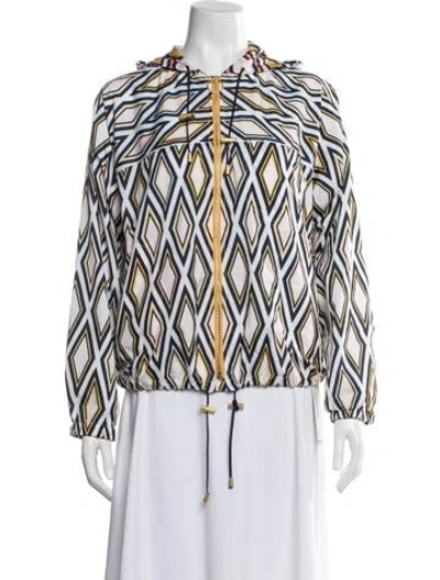 Pre-owned Tory Burch Patterned Jacket In Multi