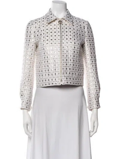 Pre-owned Tory Burch Patterned Jacket In Multicolor