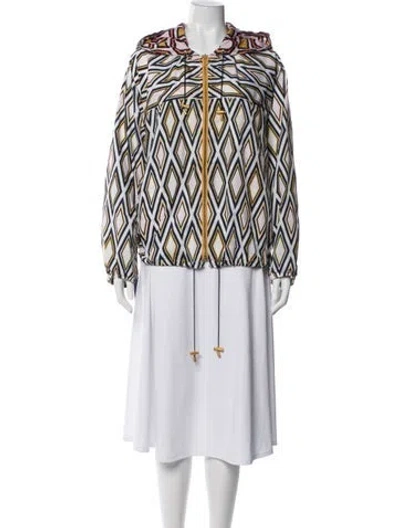 Pre-owned Tory Burch Patterned Jacket In Multicolor