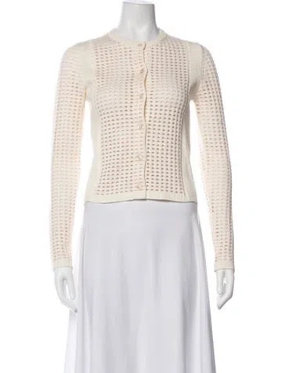 Pre-owned Tory Burch Patterned Jacket In Neutrals