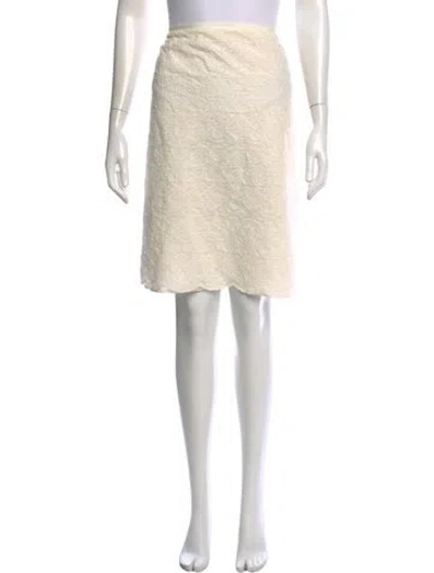 Pre-owned Tory Burch Patterned Knee-length Skirt In Neutrals