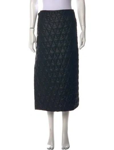 Pre-owned Tory Burch Patterned Midi Length Skirt In Multi