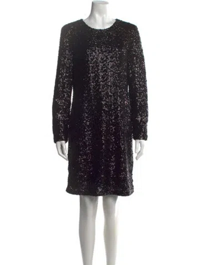 Pre-owned Tory Burch Patterned Mini Dress In Multi