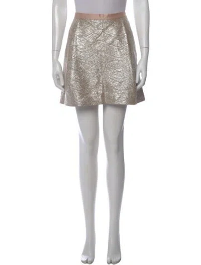 Pre-owned Tory Burch Patterned Mini Skirt