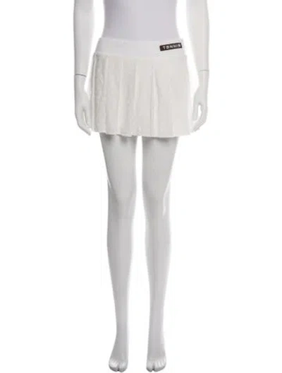 Pre-owned Tory Burch Patterned Mini Skirt In Neutrals