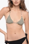 Tory Burch Patterned Triangle Bikini Top
