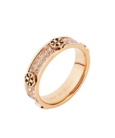 Tory Burch Pav Icon Ring In Gold