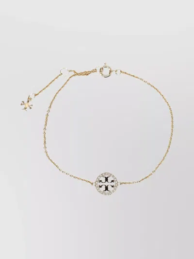 Tory Burch Miller Pave Chain Bracelet In Gold