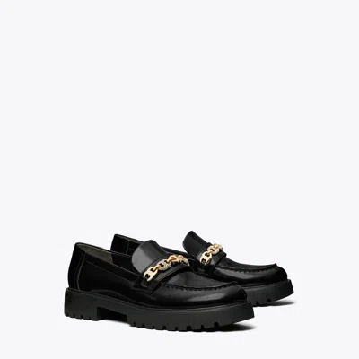 Tory Burch Pavé Gemini Link Lug Loafer In Black
