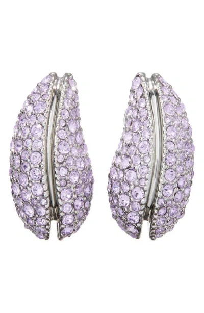 TORY BURCH TORY BURCH PAVÉ WAVE DROP EARRINGS