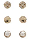 Tory Burch Pearl-detailing Earrings In 金色