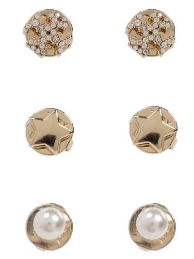 TORY BURCH PEARL-DETAILING EARRINGS