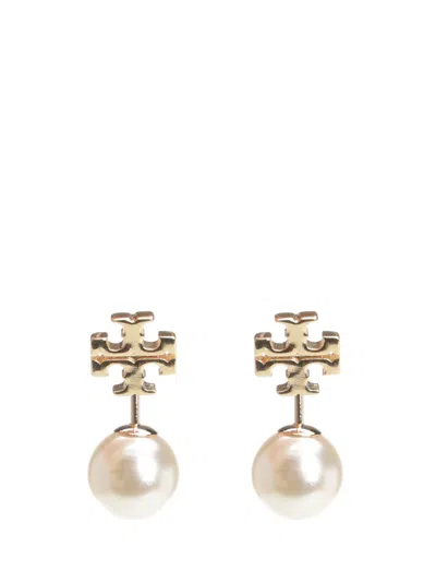 Tory Burch Pearl Front-back Earrings Jewelry Gold