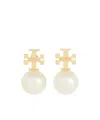 Tory Burch Faux Pearl Stud Earrings