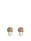 Tory Burch Faux Pearl Stud Earrings In Multi