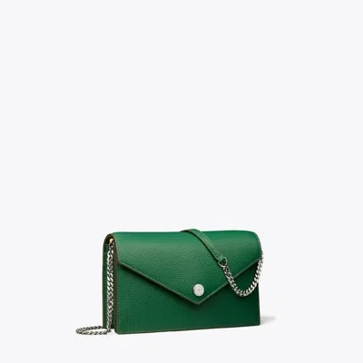 Tory Burch Pebble Envelope Chain Wallet