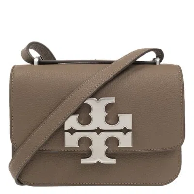 Tory Burch Pebbled Leather Small Eleanor Shoulder Bag In Brown