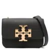 Tory Burch Pebbled Leather Small Eleanor Shoulder Bag In Black