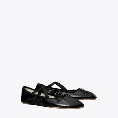Tory Burch Peep-toe Mary Jane Ballet