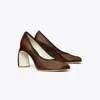 Tory Burch Peep-toe Pump In Brown