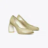 Tory Burch Peep-toe Pump In Brown