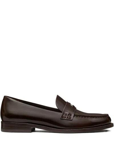 TORY BURCH PENNY LEATHER LOAFERS