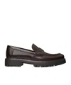 Tory Burch Penny Loafers In Brown