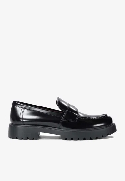 Tory Burch Penny Loafers In Patent Leather In Multi