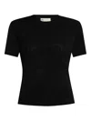 Tory Burch Lacehole Logo T-shirt