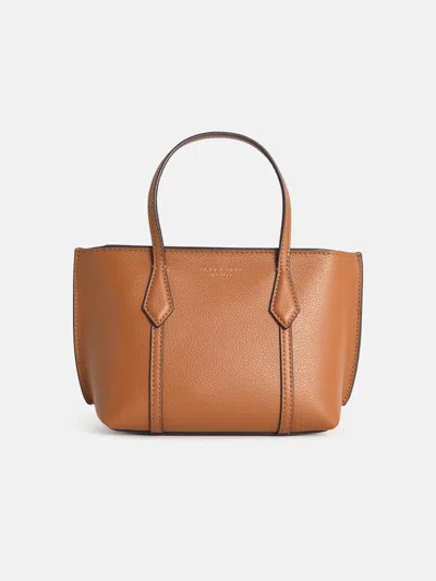Tory Burch 'perry' Brown Leather Bag In Sand