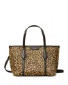Tory Burch Perry Calf Hair Mini Tote In Multi