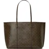 Tory Burch Perry Coated Canvas Tote Bag