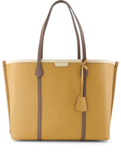 Tory Burch Cabas Perry Color-block -  - Cuir - Marron In Brown