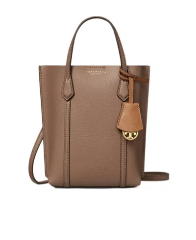 Tory Burch Perry Leather Crossbody Bag In Brown