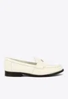 Tory Burch Perry Leather Loafers In Neutral