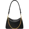 Tory Burch Perry Zip Leather Shoulder Bag In Black