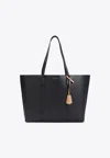 Tory Burch Perry Triple-compartment Tote Handbag In Black