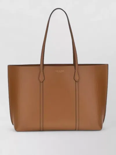Tory Burch Perry Leather Tote Bag In Brown