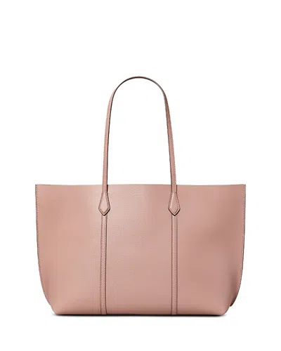 Tory Burch Perry Leather Tote In Pink