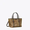 Tory Burch Perry Leopard Mini Tote In Multi